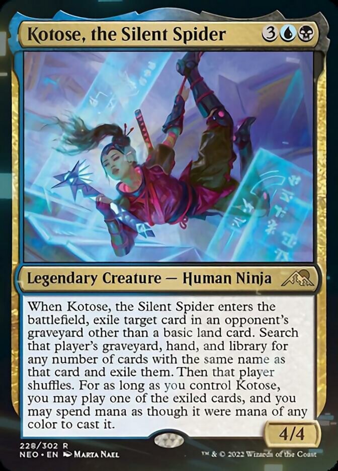 Kotose, the Silent Spider [Kamigawa: Neon Dynasty] | Odin's Place