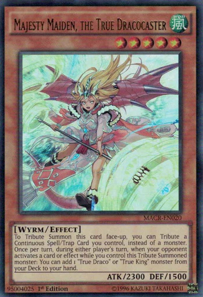 Majesty Maiden, the True Dracocaster [MACR-EN020] Ultra Rare | Odin's Place