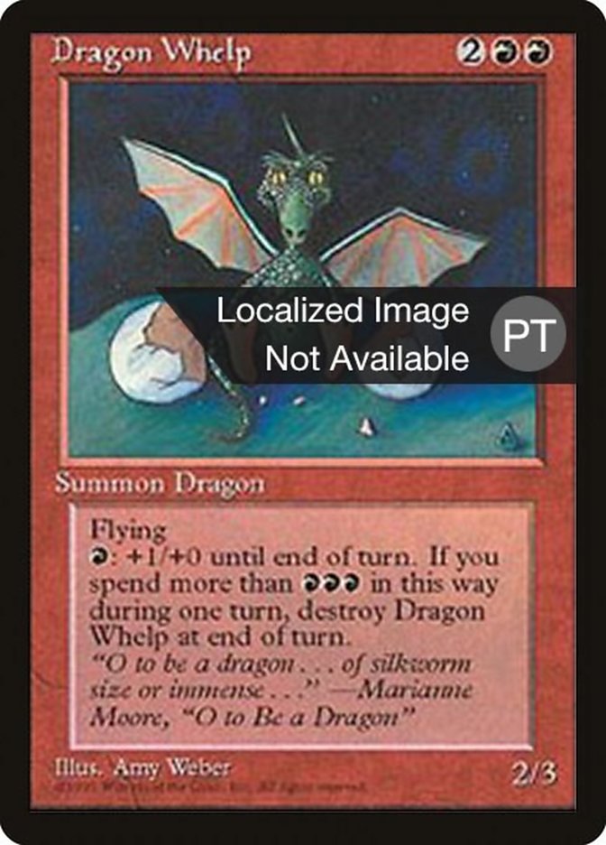 Dragon Whelp [Fourth Edition (Foreign Black Border)] | Odin's Place