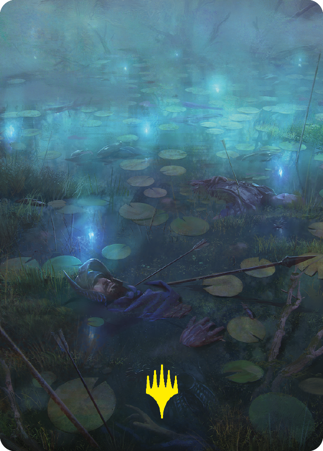 The Dead Marshes Art Card (Gold-Stamped Signature) [The Lord of the Rings: Tales of Middle-earth Art Series] | Odin's Place