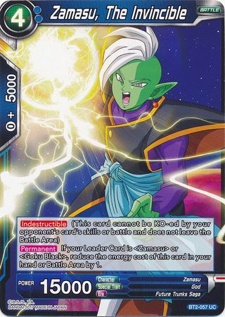 Zamasu, The Invincible (BT2-057) [Union Force] | Odin's Place