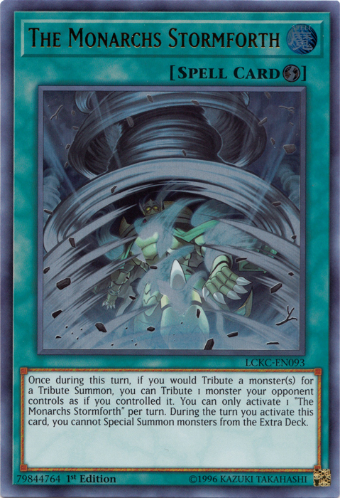 The Monarchs Stormforth [LCKC-EN093] Ultra Rare | Odin's Place