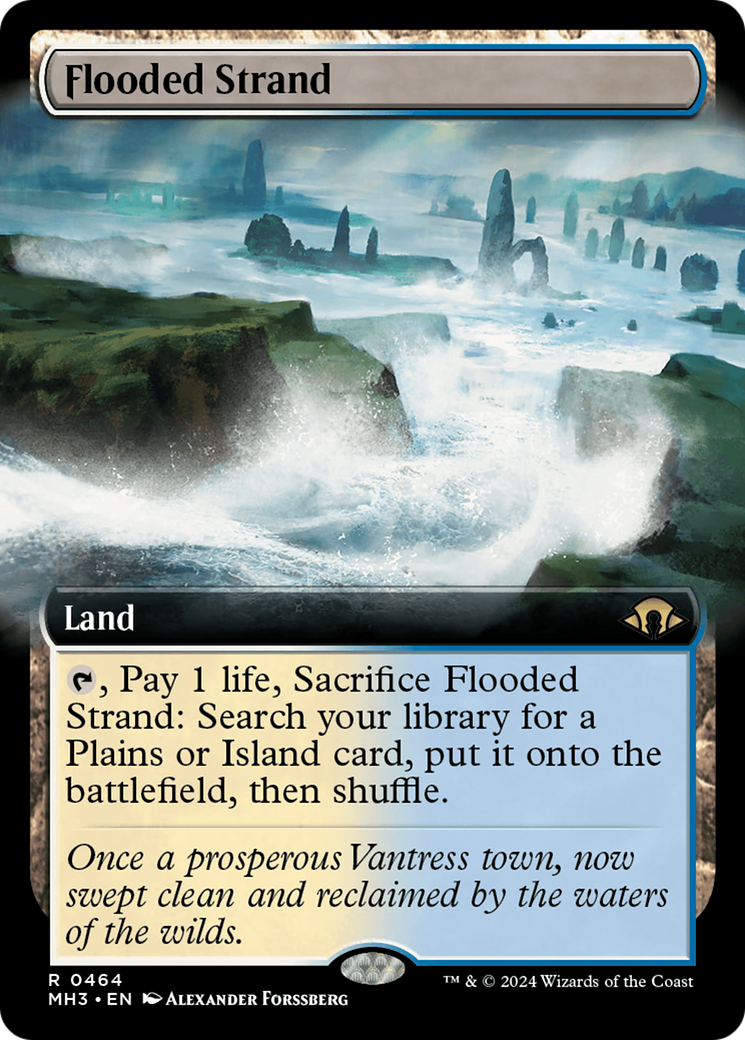 Flooded Strand (Extended Art) [Modern Horizons 3] | Odin's Place