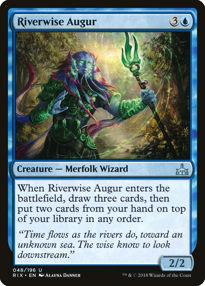 Riverwise Augur (48) [Rivals of Ixalan] | Odin's Place