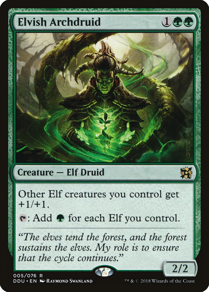 Elvish Archdruid (5) [Duel Decks: Elves vs. Inventors] | Odin's Place
