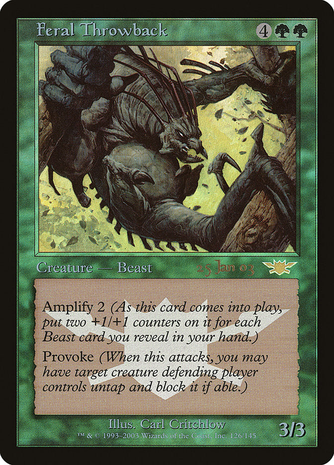 Feral Throwback (126) [Legions Promos] | Odin's Place