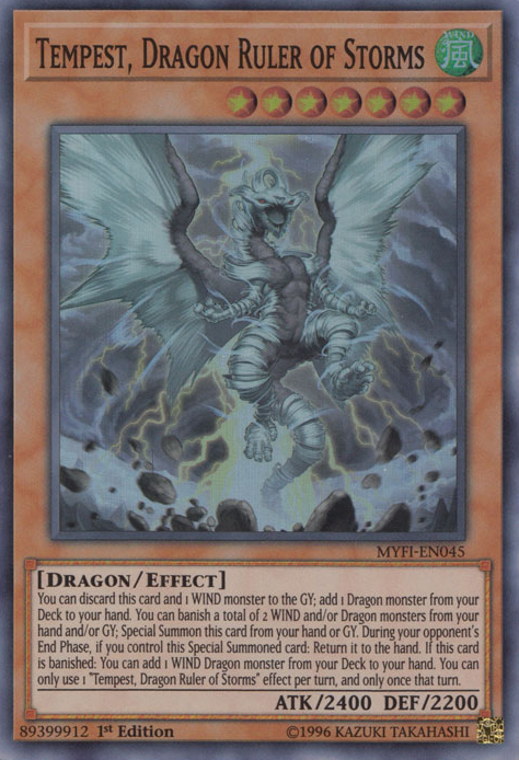 Tempest, Dragon Ruler of Storms [MYFI-EN045] Super Rare | Odin's Place