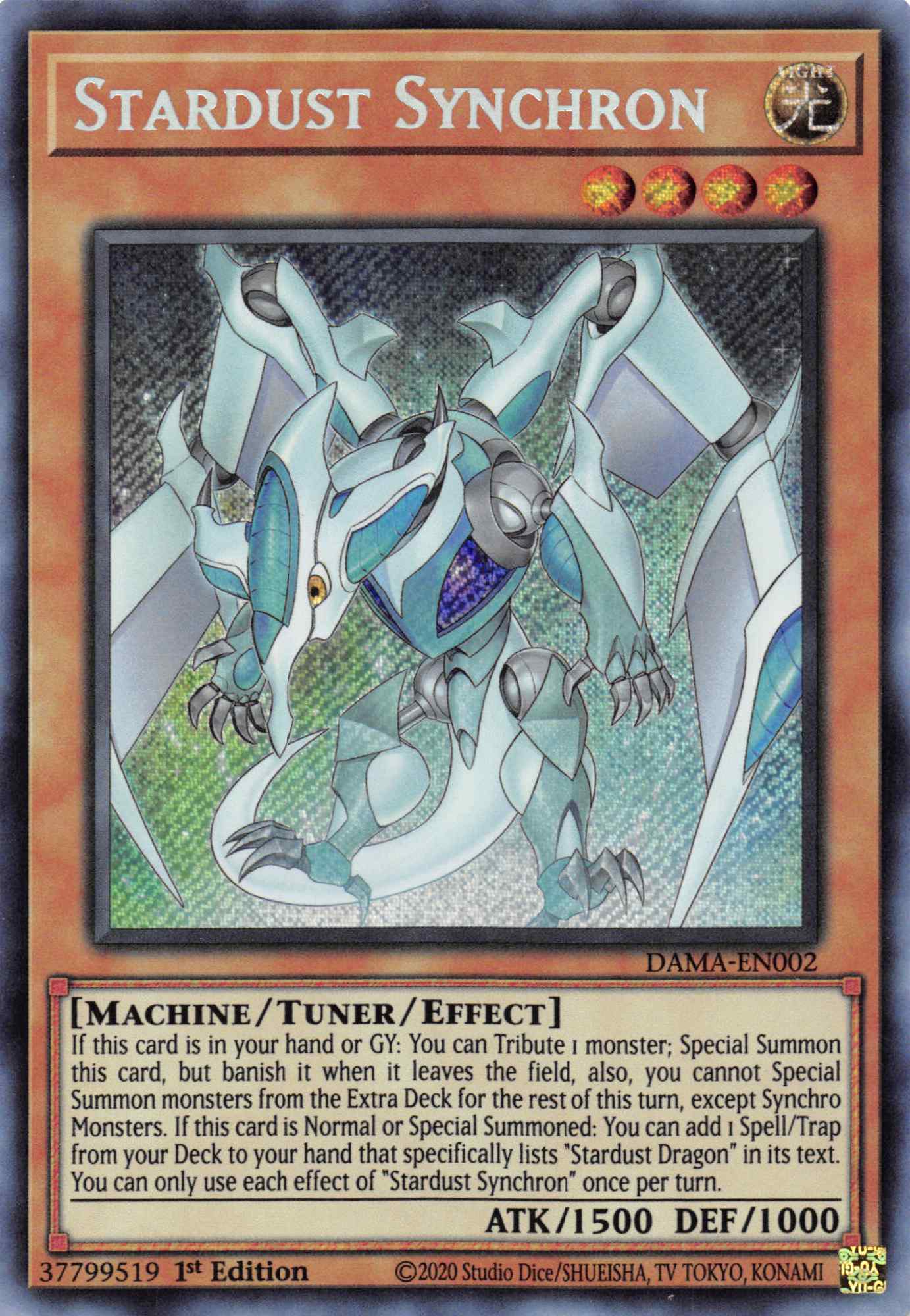 Stardust Synchron [DAMA-EN002] Secret Rare | Odin's Place