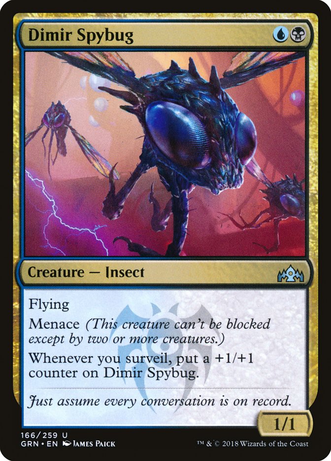 Dimir Spybug (166) [Guilds of Ravnica] | Odin's Place