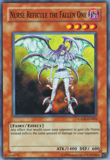 Nurse Reficule the Fallen One [GX05-EN001] Super Rare | Odin's Place