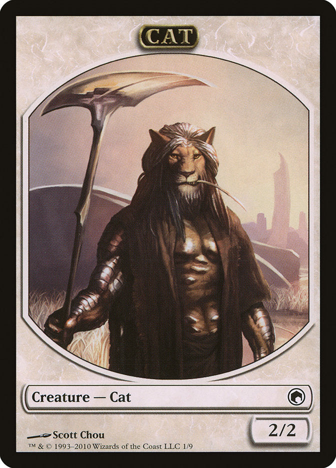 Cat Token (1) [Scars of Mirrodin Tokens] | Odin's Place