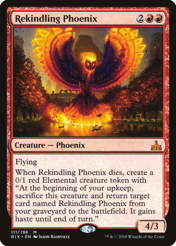 Rekindling Phoenix (111) [Rivals of Ixalan] | Odin's Place
