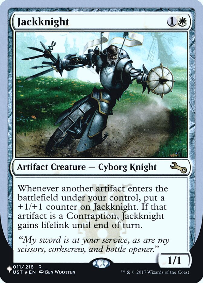 Jackknight (Unfinity Foil Edition) [The List] | Odin's Place