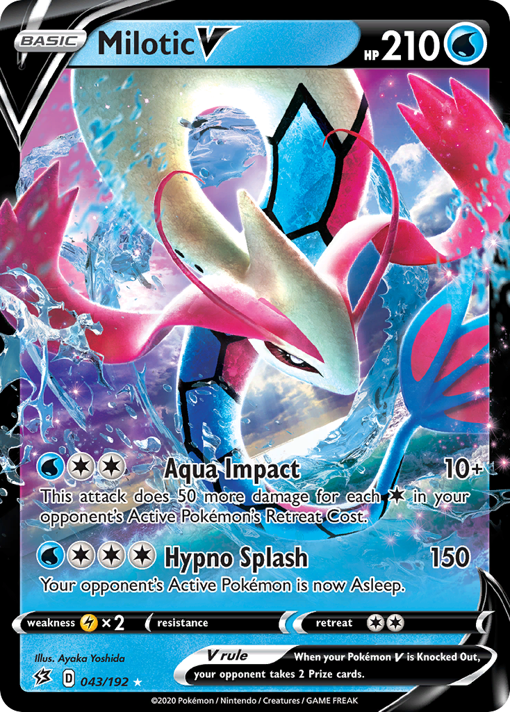 Milotic V (043/192) [Sword & Shield: Rebel Clash] | Odin's Place