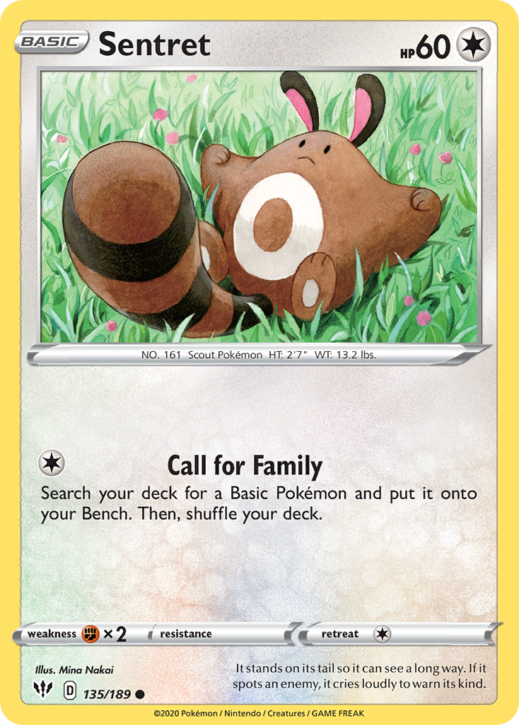 Sentret (135/189) [Sword & Shield: Darkness Ablaze] | Odin's Place