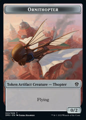 Bird (002) // Ornithopter Double-Sided Token [Dominaria United Tokens] | Odin's Place