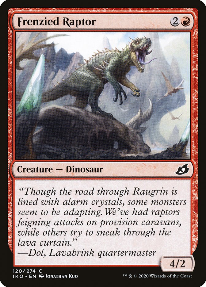 Frenzied Raptor [Ikoria: Lair of Behemoths] | Odin's Place