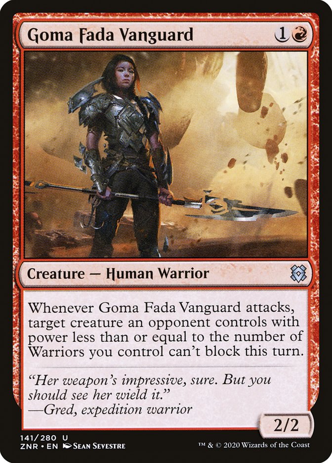 Goma Fada Vanguard [Zendikar Rising] | Odin's Place
