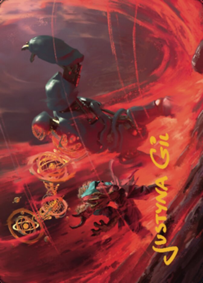 Twinferno Art Card (Gold-Stamped Signature) [Dominaria United Art Series] | Odin's Place