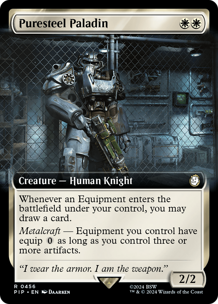 Puresteel Paladin (Extended Art) [Fallout] | Odin's Place