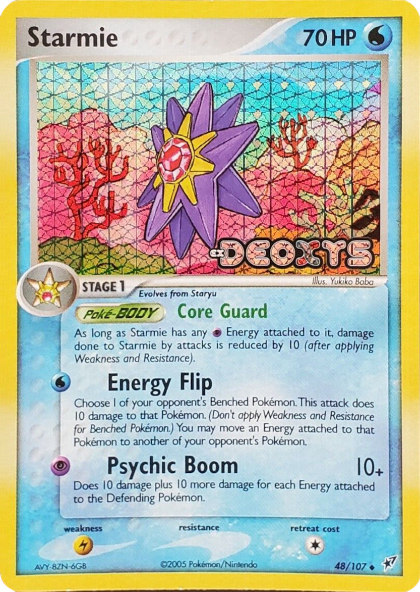 Starmie (48/107) (Stamped) [EX: Deoxys] | Odin's Place