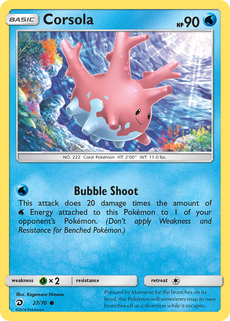Corsola (27/70) [Sun & Moon: Dragon Majesty] | Odin's Place