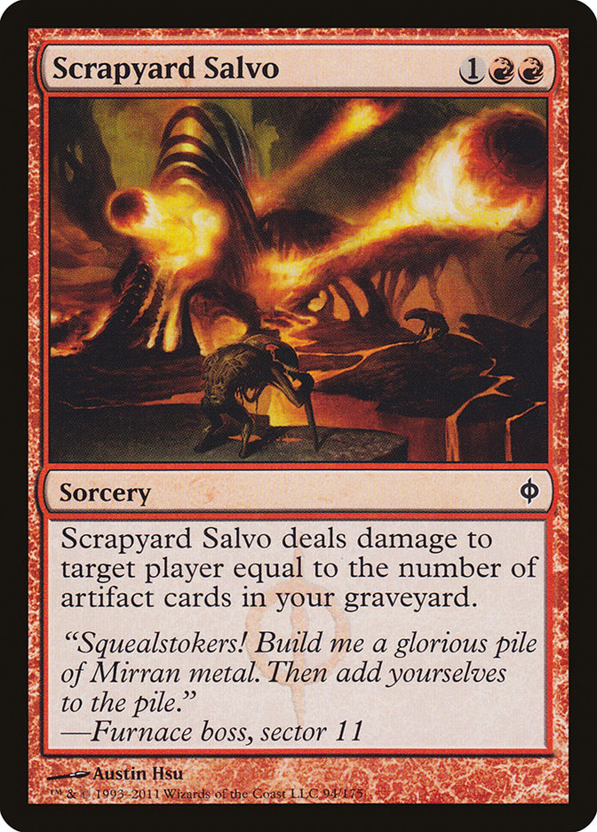 Scrapyard Salvo (94) [New Phyrexia] | Odin's Place
