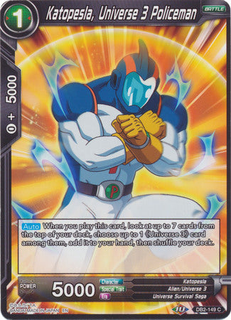 Katopesla, Universe 3 Policeman (DB2-149) [Divine Multiverse] | Odin's Place