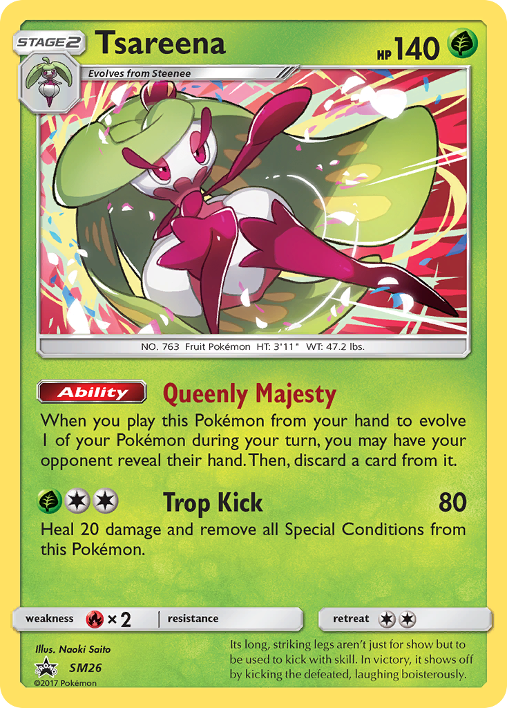Tsareena (SM26) [Sun & Moon: Black Star Promos] | Odin's Place
