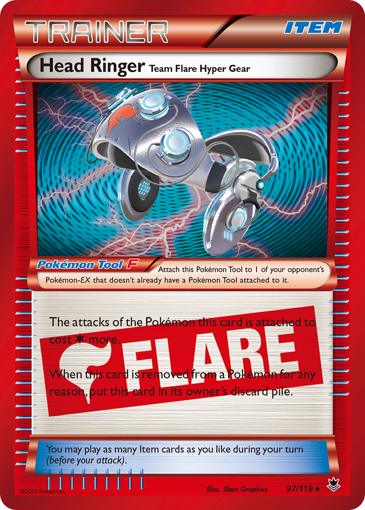 Head Ringer Team Flare Hyper Gear (97/119) [XY: Phantom Forces] | Odin's Place