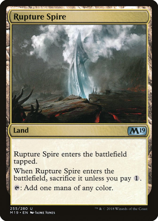 Rupture Spire (255) [Core Set 2019] | Odin's Place