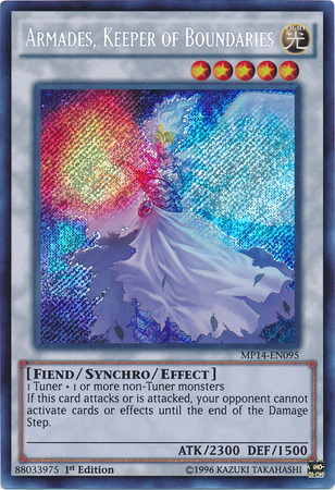 Armades, Keeper of Boundaries [MP14-EN095] Secret Rare | Odin's Place
