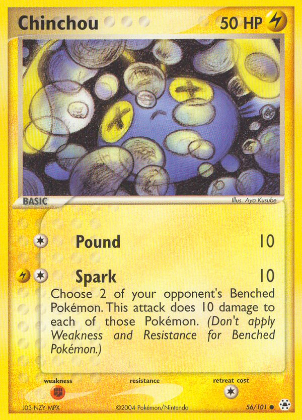 Chinchou (56/101) [EX: Hidden Legends] | Odin's Place