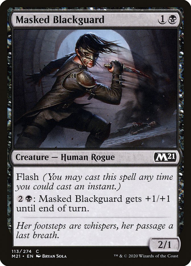 Masked Blackguard [Core Set 2021] | Odin's Place