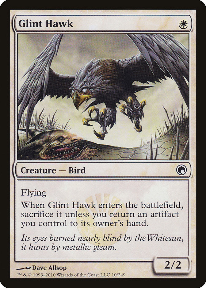 Glint Hawk (10) [Scars of Mirrodin] | Odin's Place
