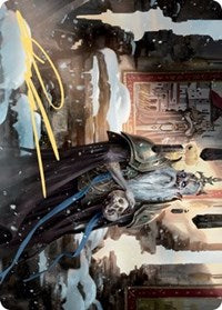 Narfi, Betrayer King Art Card (Gold-Stamped Signature) [Kaldheim Art Series] | Odin's Place