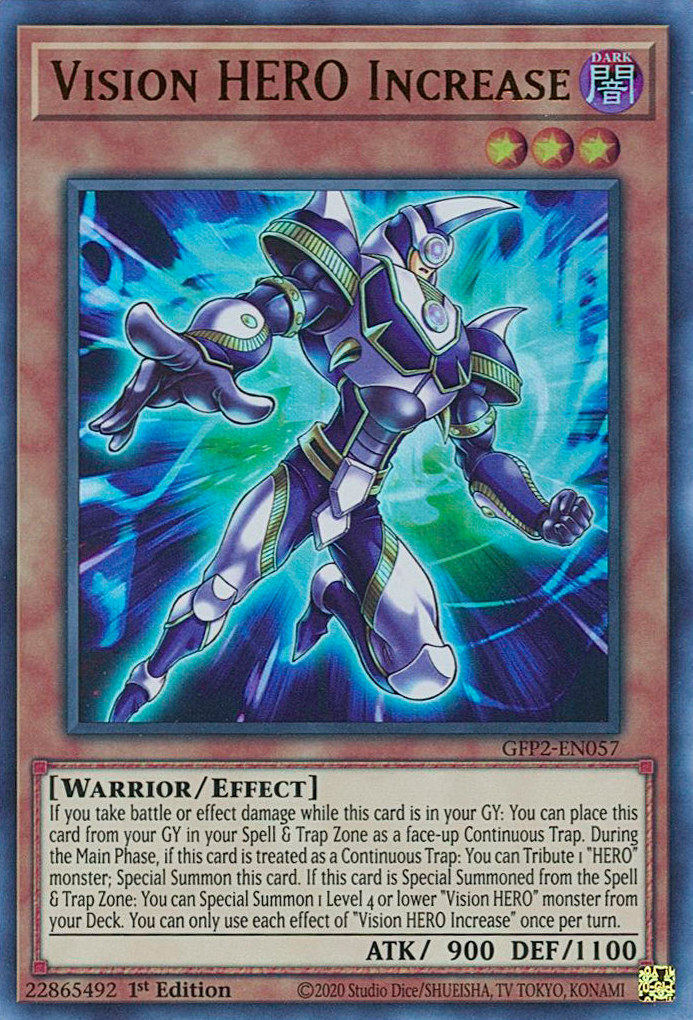Vision HERO Increase [GFP2-EN057] Ultra Rare | Odin's Place
