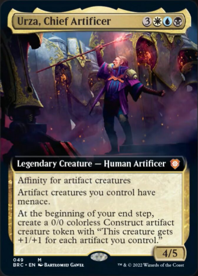 Urza, Chief Artificer (Extended Art) [The Brothers' War Commander] | Odin's Place
