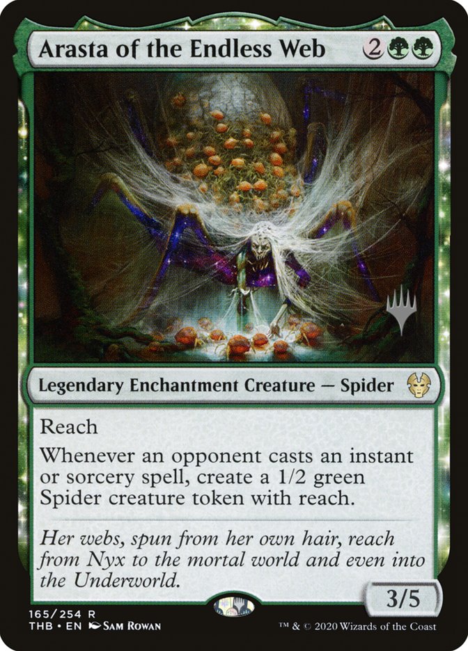 Arasta of the Endless Web (Promo Pack) [Theros Beyond Death Promos] | Odin's Place