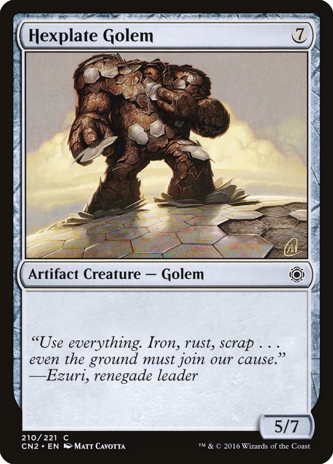 Hexplate Golem (210) [Conspiracy: Take the Crown] | Odin's Place