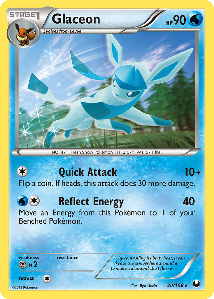 Glaceon (30/108) [Black & White: Dark Explorers] | Odin's Place