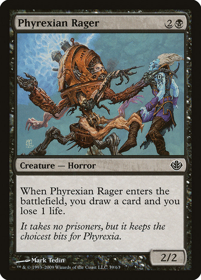 Phyrexian Rager (39) [Duel Decks: Garruk vs. Liliana] | Odin's Place