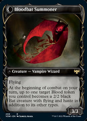 Voldaren Bloodcaster // Bloodbat Summoner (Showcase Fang Frame) [Innistrad: Crimson Vow] | Odin's Place
