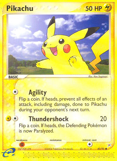 Pikachu (43/95) [EX: Team Magma vs Team Aqua] | Odin's Place