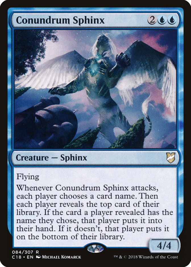 Conundrum Sphinx (84) [Commander 2018] | Odin's Place
