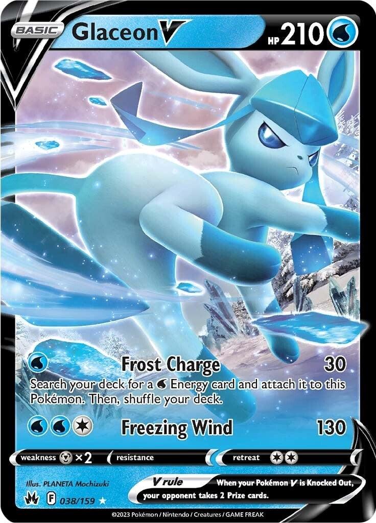 Glaceon V (038/159) [Sword & Shield: Crown Zenith] | Odin's Place