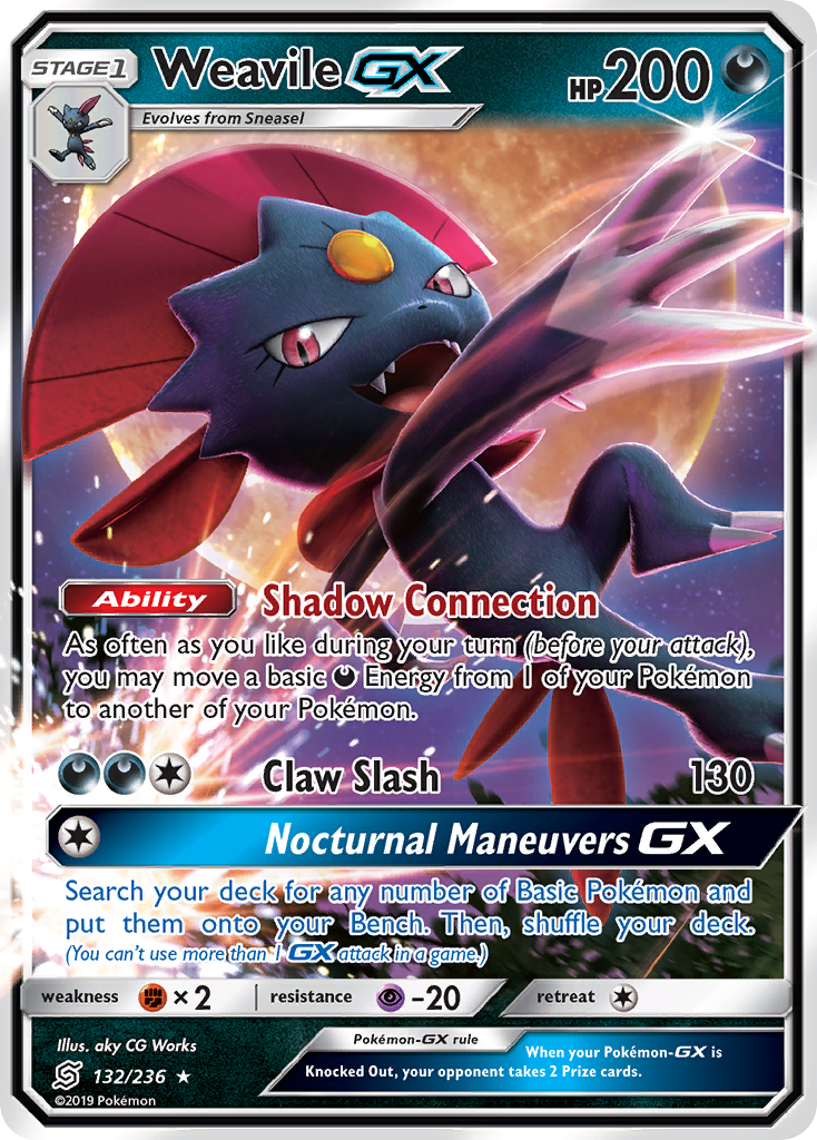 Weavile GX (132/236) [Sun & Moon: Unified Minds] | Odin's Place