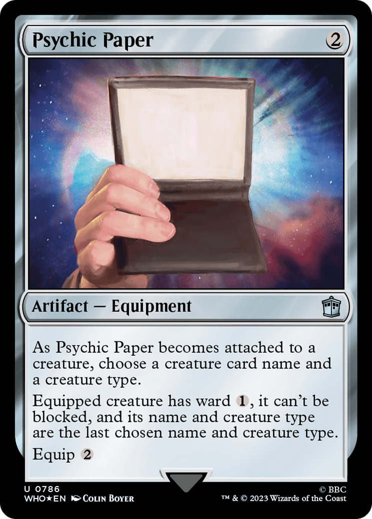 Psychic Paper (Surge Foil) [Doctor Who] | Odin's Place
