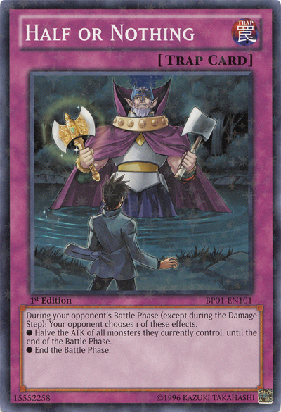 Half or Nothing [BP01-EN101] Starfoil Rare | Odin's Place