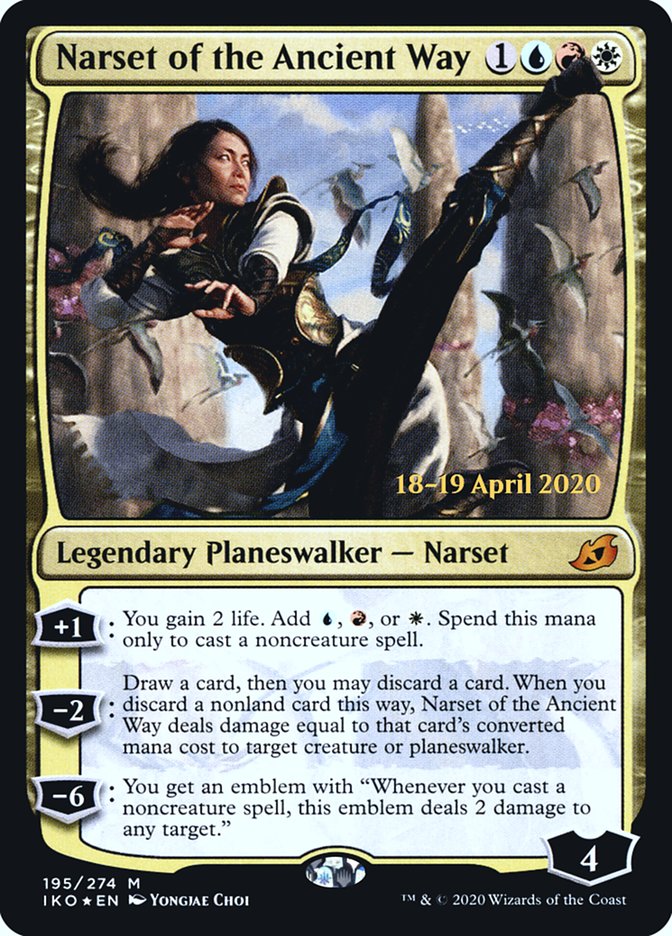 Narset of the Ancient Way [Ikoria: Lair of Behemoths Prerelease Promos] | Odin's Place